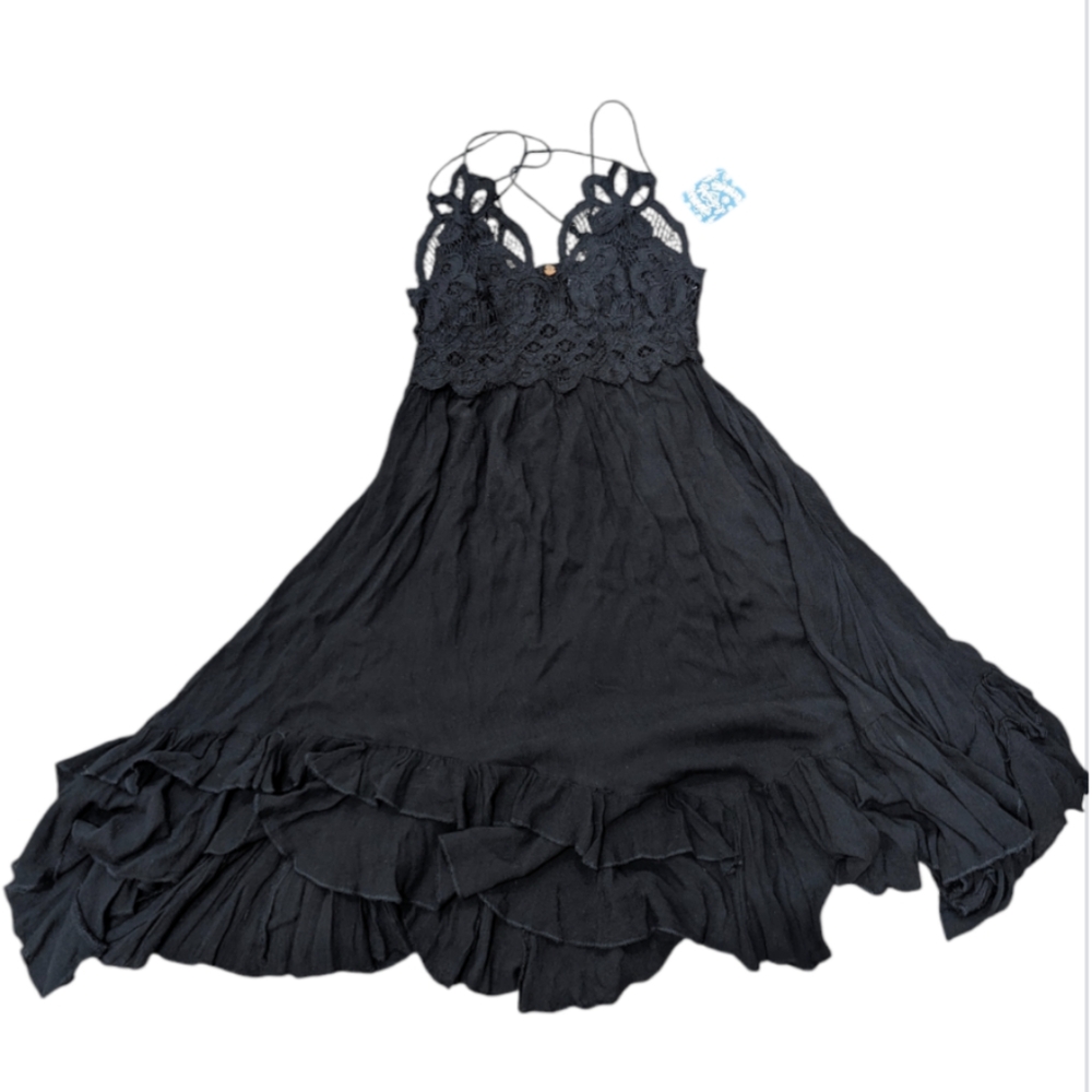 Free People Black Dress